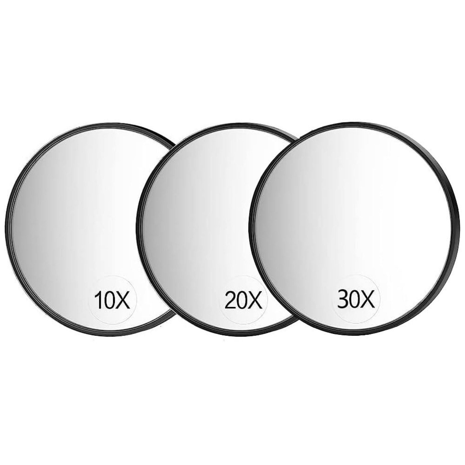 10x /20x /30X 拡大鏡、吸盤付き小型拡大鏡、眉毛 - Shaving Mirror Suction のレビューと価格