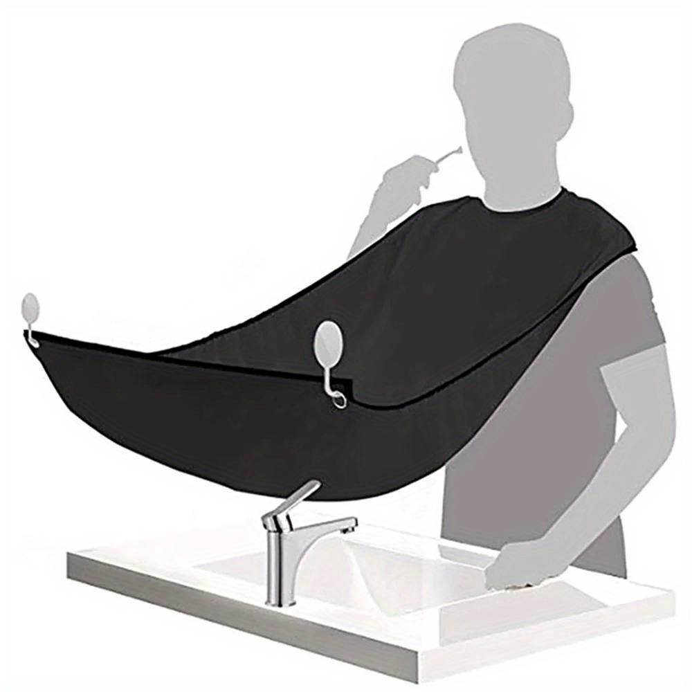 男性用ひげと口ひげ用のシェービングエプロン,1ピース,クリエ - Shaving Mirror Suction のレビューと価格