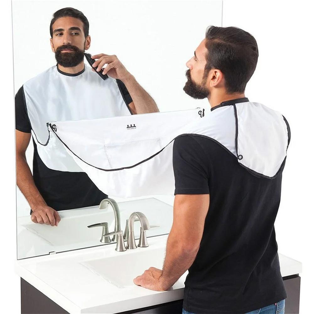 男性用ひげと口ひげ用のシェービングエプロン,1ピース,クリエ - Shaving Mirror Suction のレビューと価格