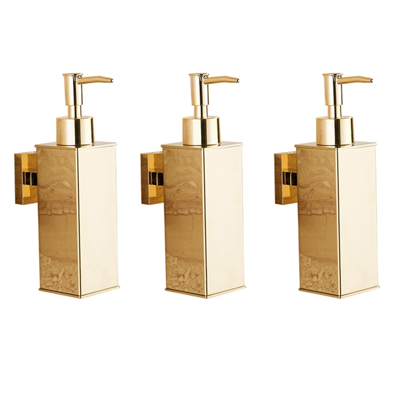 壁掛け式液体石鹸ディスペンサー,シャンプーボトル,金,シャワ - Home Bathroom Wall Soap Dispenser のレビューと価格