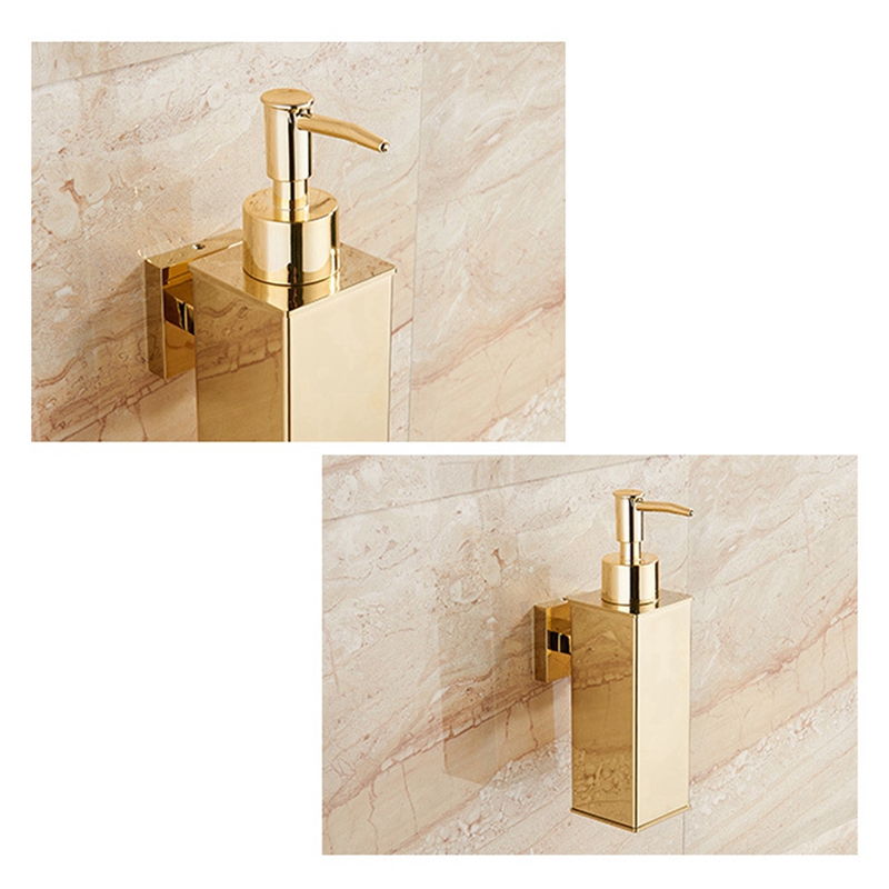壁掛け式液体石鹸ディスペンサー,シャンプーボトル,金,シャワ - Home Bathroom Wall Soap Dispenser のレビューと価格