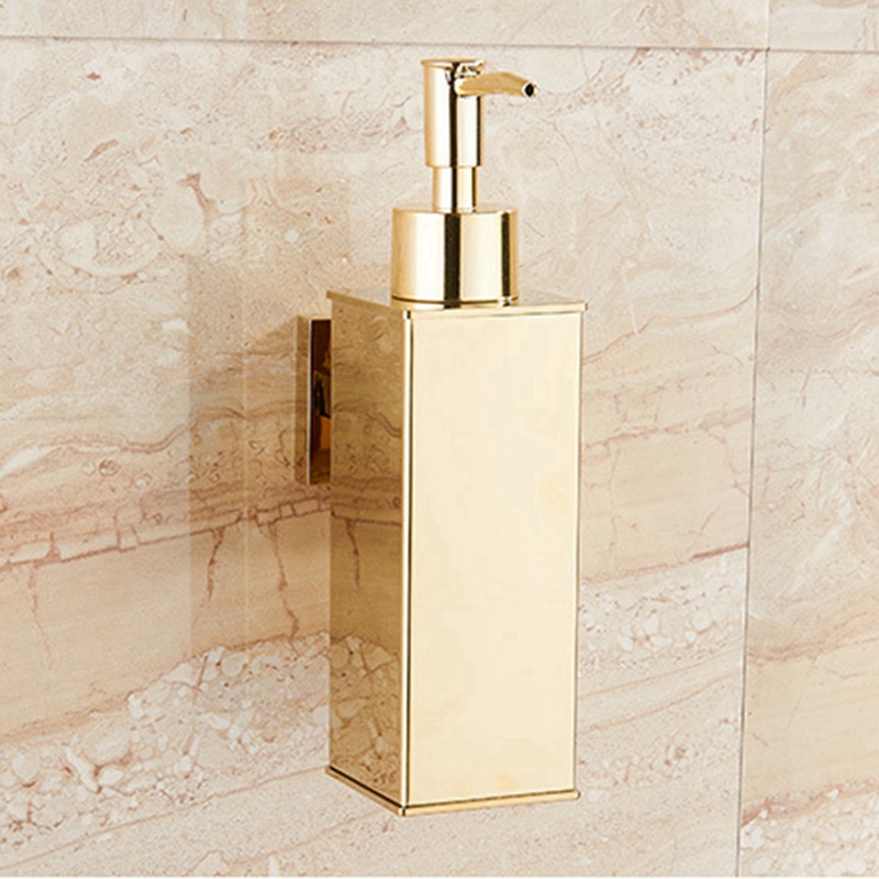 壁掛け式液体石鹸ディスペンサー,シャンプーボトル,金,シャワ - Home Bathroom Wall Soap Dispenser のレビューと価格