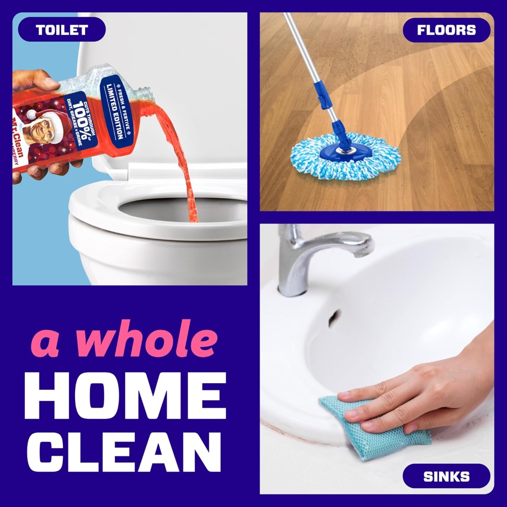 大容量41オンス万能洗浄液詰め替えフロストドクランベリーの香 - Home Kitchen Bathroom Cleaning のレビューと価格