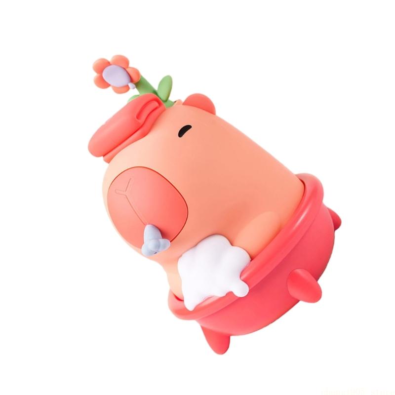 QX2E 漫画カピバラをテーマにした自動ソープディスペンサー - Home Bathroom Wall Soap Dispenser のレビューと価格