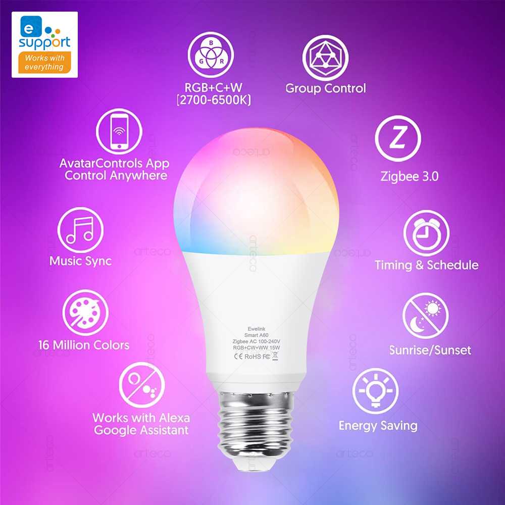 15 ワット 18 ワット E27 Zigbee スマート電 - Philips Bulb Hue のレビューと価格
