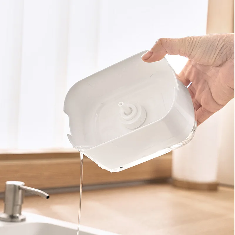 ソープディスペンサー スポンジホルダー付き クリーニング液体 - Home Kitchen Bathroom Cleaning のレビューと価格