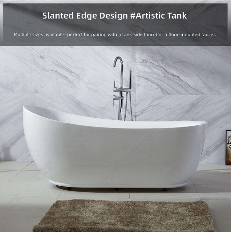 自立型アクリル浴槽、1.4-1.8mの楕円形ジェットマッサー - Home Bathroom Tub のレビューと価格