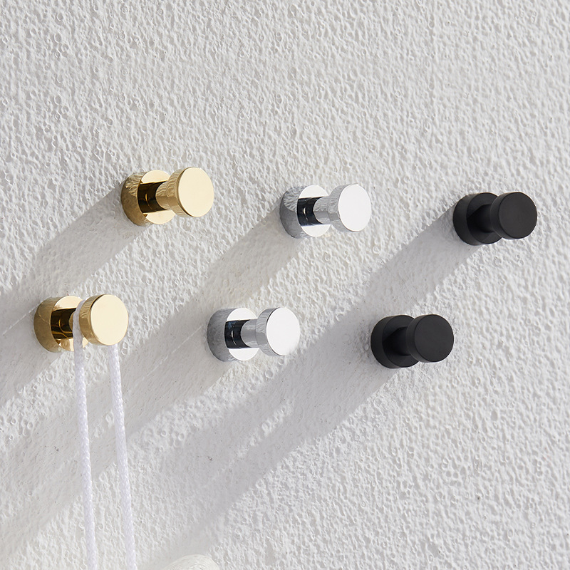 2/3/4/5個真鍮ローブフック防錆タオルフックキー帽子フッ - Home Bathroom Key のレビューと価格