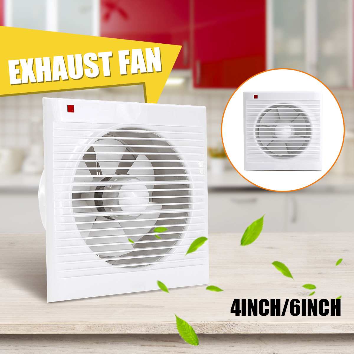 4インチ、6インチ、8インチ、220V、静音、防水、浴室換気 - Home Bathroom Vent のレビューと価格