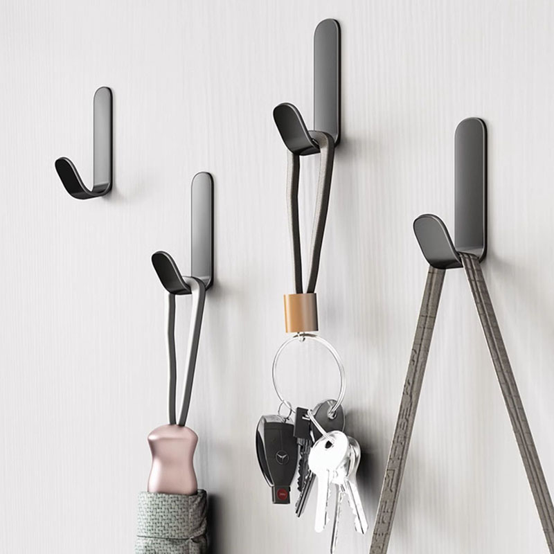 自己粘着強力な壁フックタオルフックドアハンガーキーバッグコー - Home Bathroom Key のレビューと価格